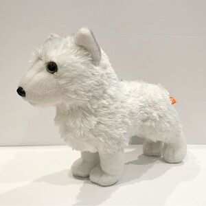 Wild Republic Artic Fox Plush White Gray Stuffed Animal Realistic 14” Soft Toy